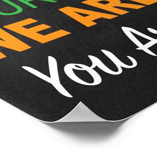 学生親愛先生教室ポスター ポスター (角)