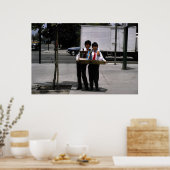 学生誇りを持った，チリ，サンティアゴ ポスター (キッチン)