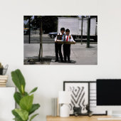 学生誇りを持った，チリ，サンティアゴ ポスター (ホームオフィス)