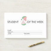 学生賞の受賞スイカのポストイットノート ポストイット (デスク)