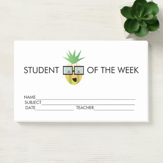 学生賞の受賞Pineapple Post-it Notes ポストイット (オフィス)