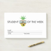 学生賞の受賞Pineapple Post-it Notes ポストイット (デスク)