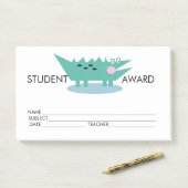 学生賞受賞のお知らせ ポストイット (デスク)