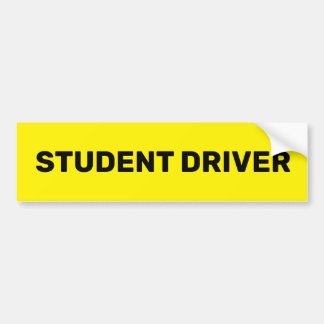 学生運転者 カーステッカー バンパーステッカー