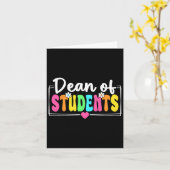 学生部長 新学期 教師 生徒 カード (黄色い花)