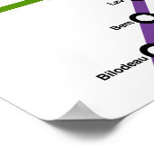 学生開発トランジットシステム地図プリント ポスター (角)