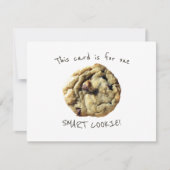 学生頭が切れる向けCookie先生 カード (正面)