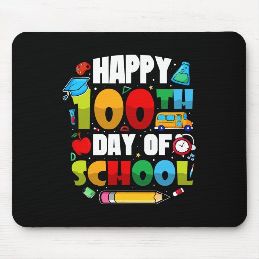 学生100日の学校先生2023少年と マウスパッド (正面)