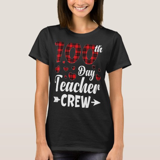 学生100日目先生クルー幸せ100日 Tシャツ (正面)