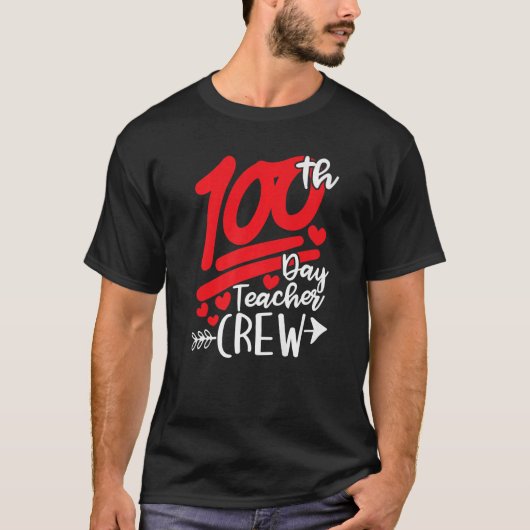 学生100日目先生クルー幸せ100日of S Tシャツ (正面)