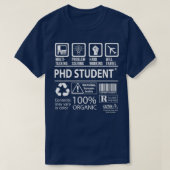 学生2 Phd Tシャツ (デザイン正面)