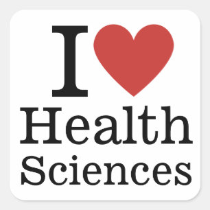 学生❤️や教員の健康科学が大好き スクエアシール