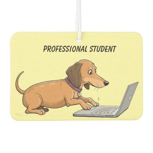 学生 カーエアーフレッシュナー (正面)