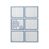 学生「ノートを取る」ポケットパンフレット/ブックマーク ノートパッド (回転)