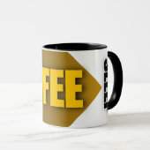 学生，先生ギフト，新学期コーヒーカップ マグカップ (正面右)