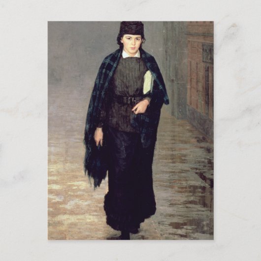 学生， 1883 ポストカード (正面)