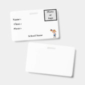 学生IDバッジ バッジ (正面＆裏面)