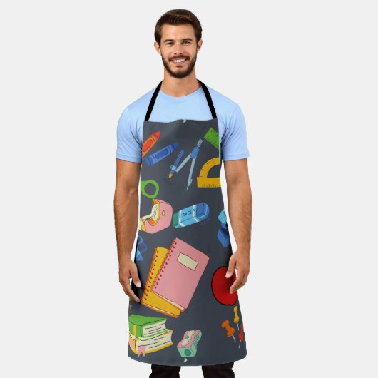 学用品 エプロン (着用した状態)