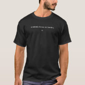 学究的な世界は知っていませんボーダー(人)を Tシャツ (正面)