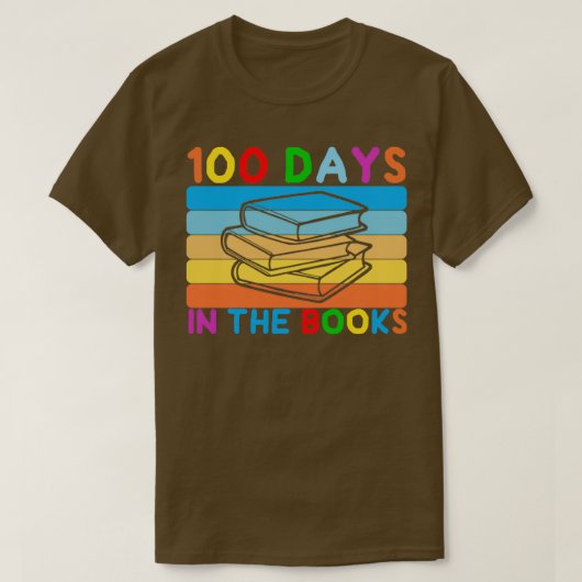 学籍日100読名と先生 Tシャツ (デザイン正面)