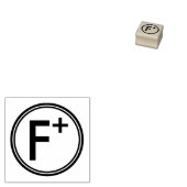 学級区分Fプラス印鑑 ラバースタンプ (押印)