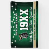 学級色 再会 ウェルカム バナー 横断幕 (縦)