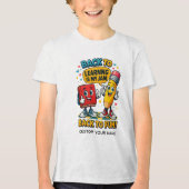 学習が私の得意分野! トライブレンドTシャツ (正面)