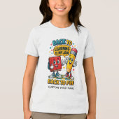 学習が私の得意分野! トライブレンドTシャツ (正面)