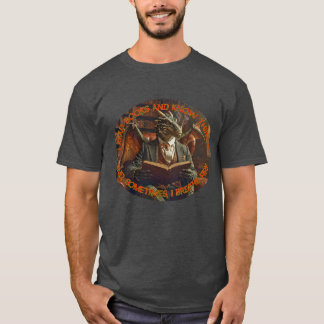学習と楽しみのためのドラゴンリーディング Tシャツ