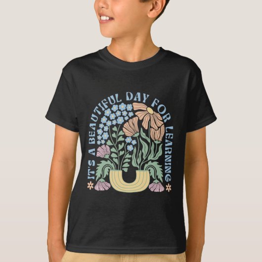 学習の日和です。学校に戻ろう T Tシャツ (正面)