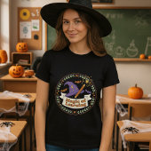 学習の魔法 先生 ハロウィン 魔法使いの帽子  Tシャツ
