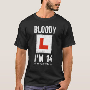 学習者ドライバ14th誕生日Im 14 Today & Driving Tシャツ