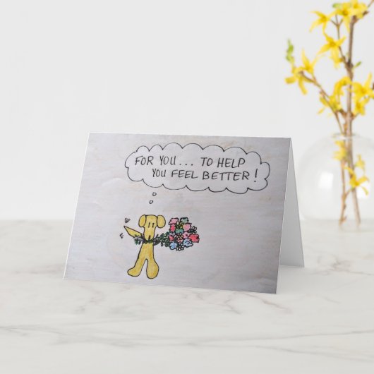 学習者感じの願いが叶う カード (黄色い花)