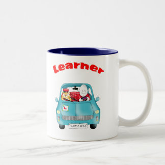 学習者、運転免許試験 ツートーンマグカップ