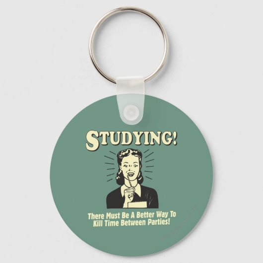 学習：時間の短縮 キーホルダー (正面)