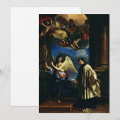 学者の守護聖人聖アロイシウス・ゴンザガ 美術 シーズンカード (正面/裏面)