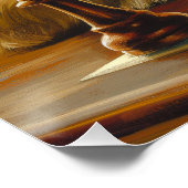 学者の態度 | 犬と猫遊のチェス ポスター (コーナー)