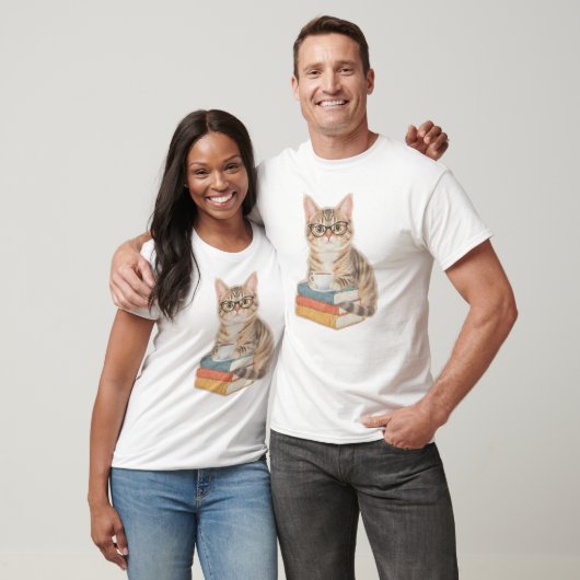 学者の猫 Tシャツ (ユニセックス)