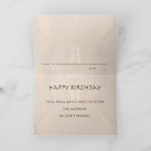 学者の誕生日カード(聖なる書物、 経典対2) カード (内部)