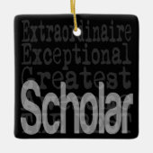 学者並外 セラミックオーナメント (正面)