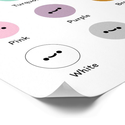 学色 ポスター (角)