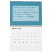 学術のカレンダー2012-2013年、フランス語 カレンダー (2月 2026)