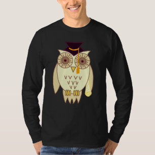 学術のフクロウ Tシャツ