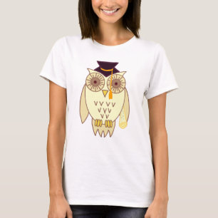 学術のフクロウ Tシャツ