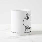 学術の資金周期のマグ ジャンボコーヒーマグカップ (正面)
