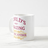 学術の顧問 コーヒーマグカップ (正面左)