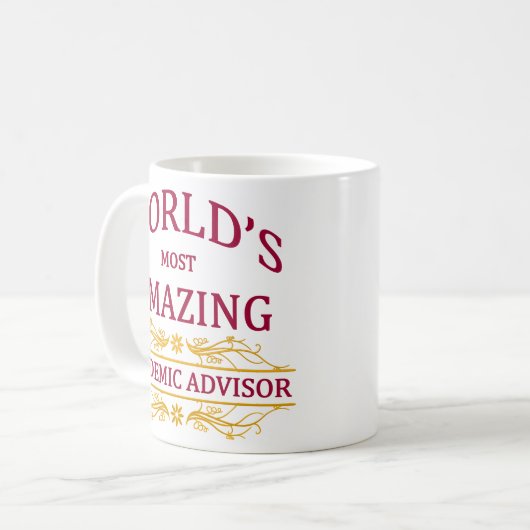 学術の顧問 コーヒーマグカップ (正面左)