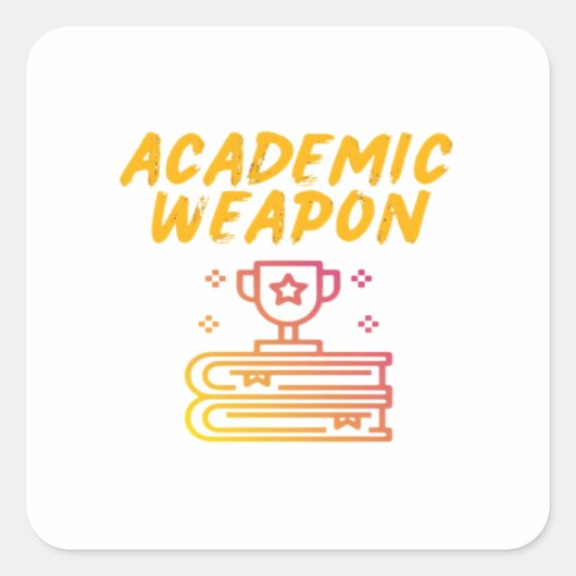 学術兵器 – 大き感動的すぎる スクエアシール (正面)