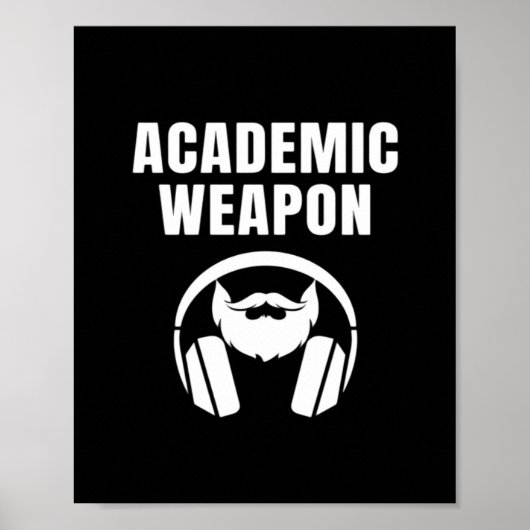 学術兵器 – 感動的クラシックおもしろいミーム ポスター (正面)