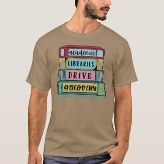 学術図書館が発見を促進する家族 Tシャツ